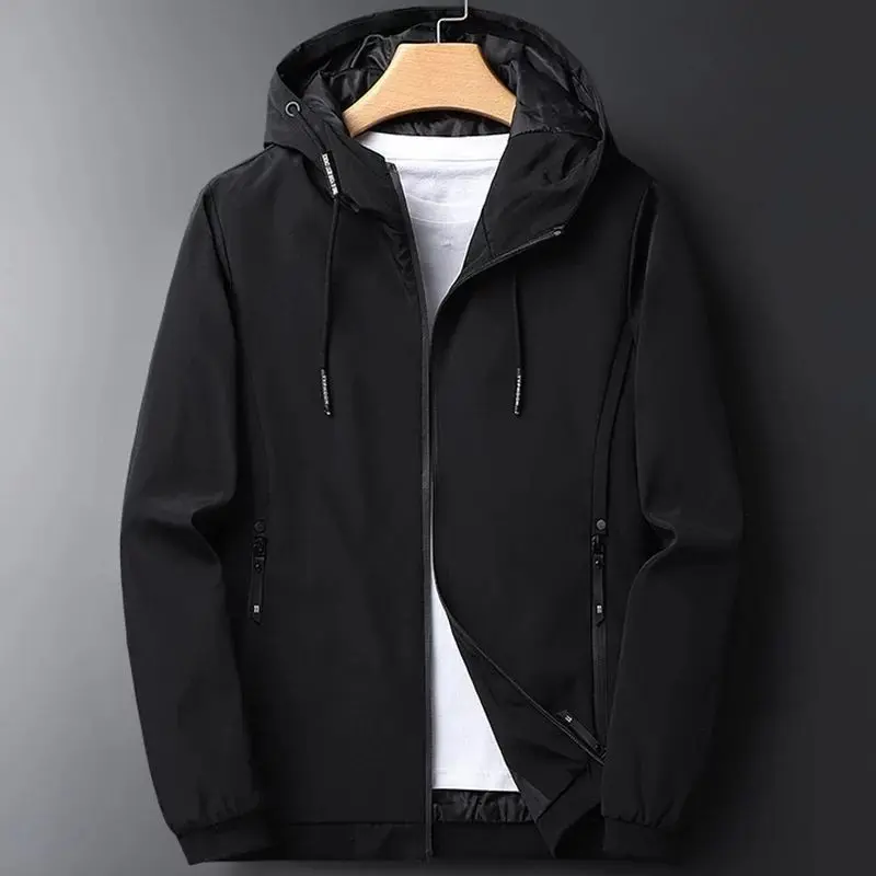 EVERFUSE Jaket Bomber Semi korea waterproof tahan air (FREE STIKER/GANTUNGAN Kantong Katun Zipper Pria