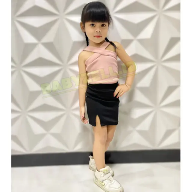 ATASAN ANAK PEREMPUAN ZELLZA TANKTOP COLORFULL KROSNECK BAJU ANAK PEREMPUAN USIA 1-8th 1