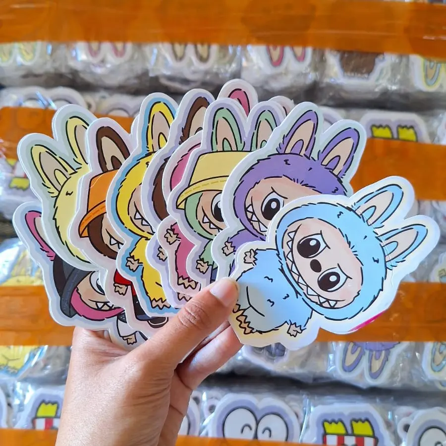 (100 Pcs) AMPLOP 3D LABUBU KUROMI LOTSO SERIES SIAP PAKAI CETAK 2 SISI