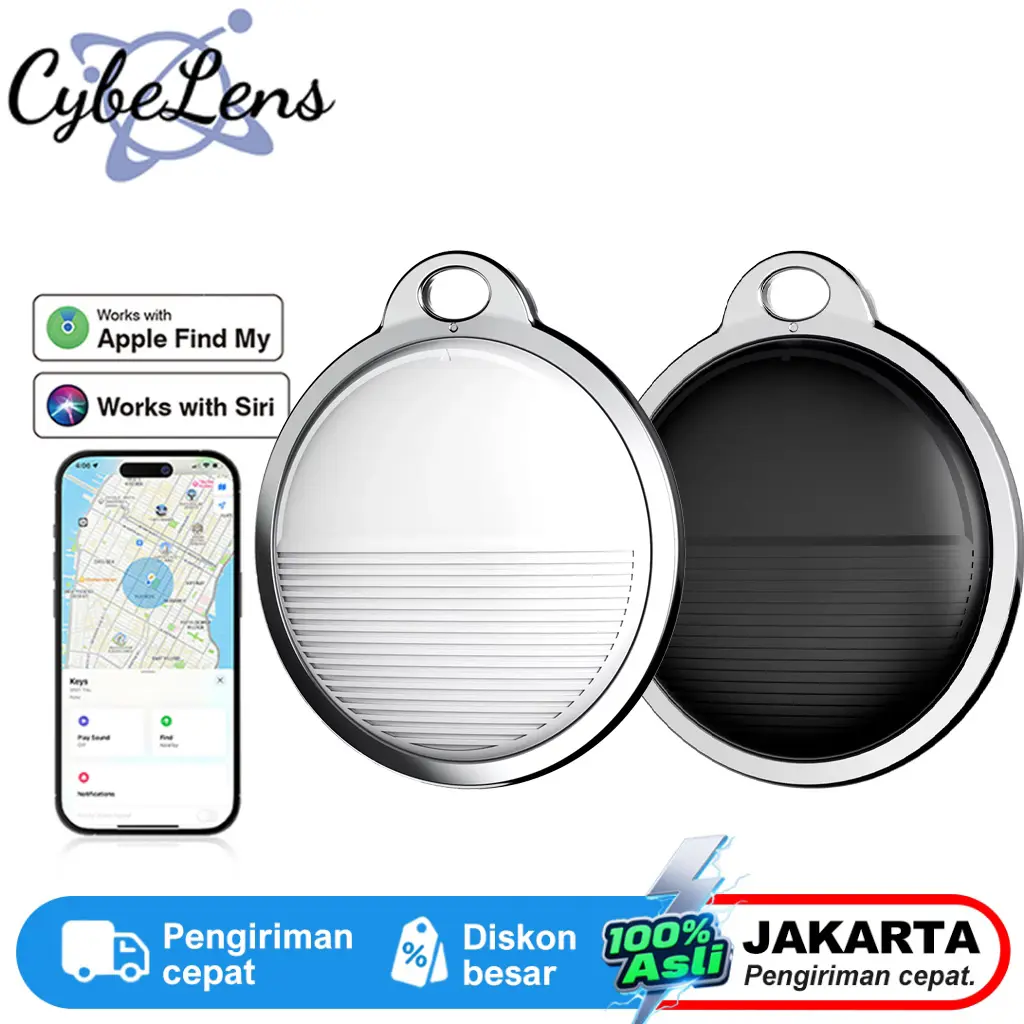 [Paket Hemat] F03 Mini GPS Tracker Nirkabel Barang Hewan Peliharaan Mobil Perangkat Anti-hilang Hanya Mendukung iOS Ukuran Mini (Hanya Mendukung Sistem iOS)