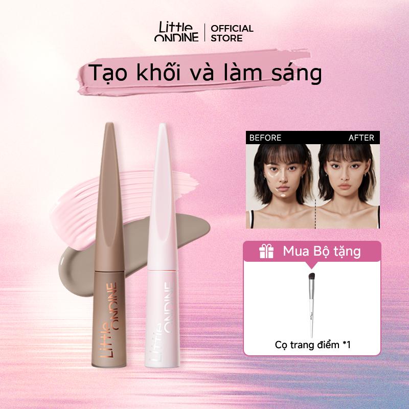 【STORE LIVE  Kem Highlight dạng lỏng Little Ondine tạo khối, bắt sáng, má hồng