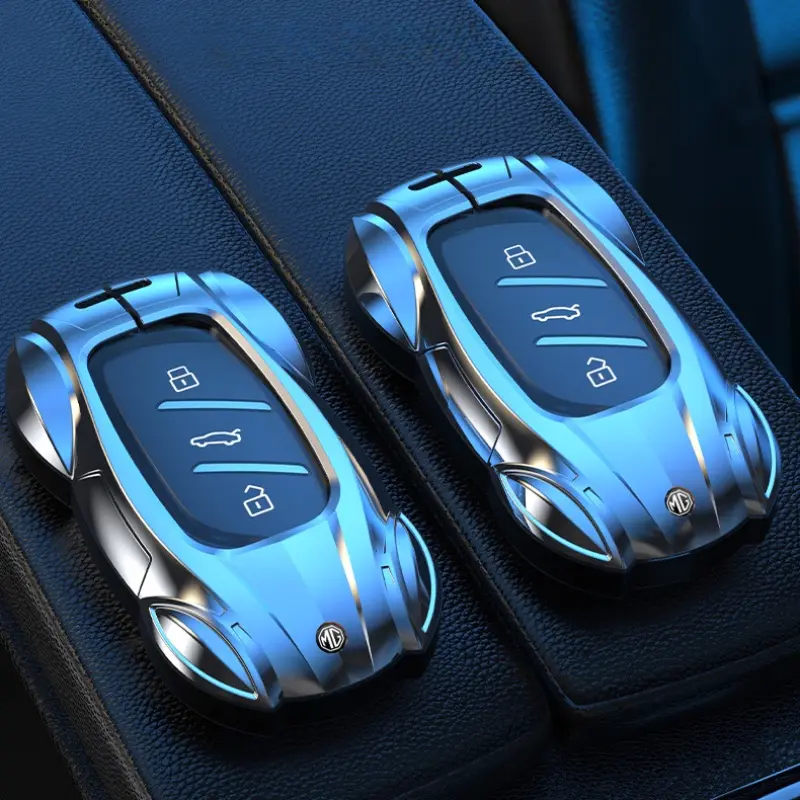 Vỏ Chìa Khóa Từ Xa Cho Xe Hơi, Vỏ Chìa Khóa, Vỏ Fob, Móc Chìa Khóa Cho MG6 Mg ZS HSEZS MG5 EZS Mg HSEV 7