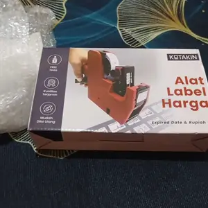 Alat Label Harga 1 Baris Tempel Tag Harga Jualan Chiki Kerupuk Penempel Harga Barang Mesin Tembak Harga