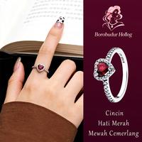 Gambar Borobudur Holog - Cincin S925 Perak Murni Hati Merah - Berkilau Bak Batu Rubi Asli - Elegan Sehari-hari - Hadiah Istimewa - Cinta Abadi, 50mm dari BorobudurHolog Indonesia Kota Bekasi 1 Tokopedia