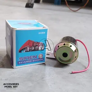Siren Reverse Buzzer Klakson Atret  Mundur Bulat Anti Karat 12-24 Volt - Back Hon Alarm Mundur