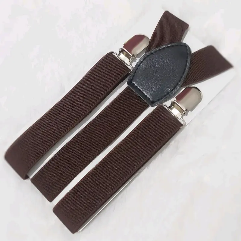 Suspender Bretel Pria Wanita Dewasa Tali Kodok Elastis Style Outfit Model Y Jojon Biru Coklat 4