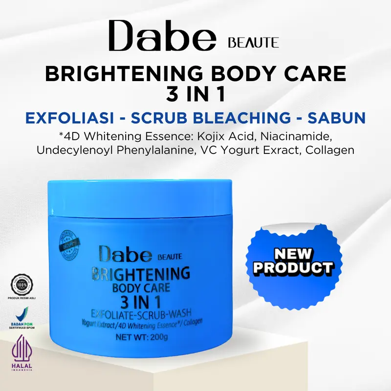 [MAIN LIVE] SCRUB BLEACHING 3 IN 1 BODY CARE DABE BEAUTE 0