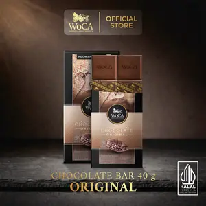 WoCA Premium Chocolate Indonesian Finest Original 40 gr