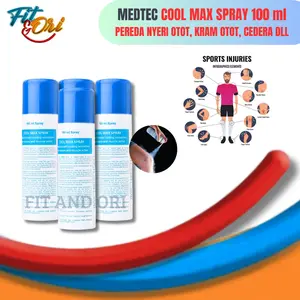 Cool Max Spray With Cool Sensation Untuk Tubuh Bebas Alkohol Semua Jenis Kulit COOLMAX SPRAY