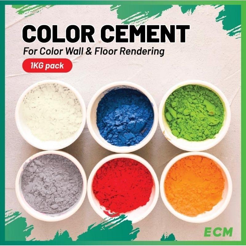 Simen Color (1KG PACK) COLOR CEMENT / SIMEN WARNA LANTAI FOR COLOR WALL - TikTok ...