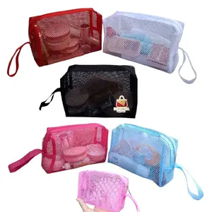 Tas Pouch Kosmetik/Tas Penyimpanan Kosmetik/Tas Make Up Multifungsi -tas jaring