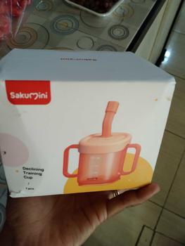 Product Review of Heefn X Sakumini Curve Straw Cup Training Gelas Minum Sedotan Anak from N**a 2