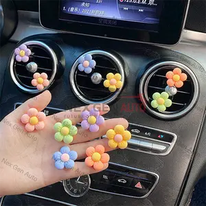 Bunga Mobil Dekorasi interior Ac Bentuk Lucu Perlengkapan Ornamen Bunga