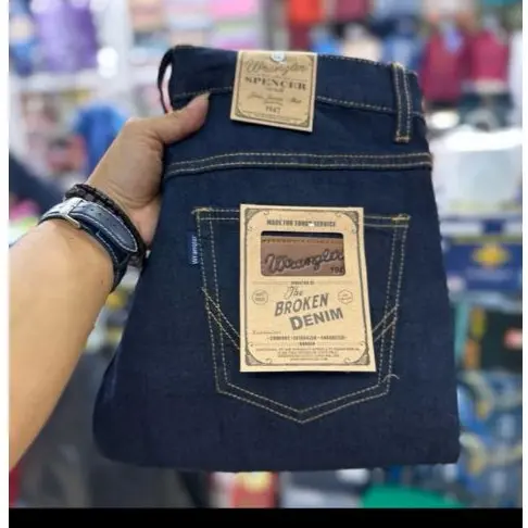 CELANA STANDAR COWOK WANGLER BANDUNG BAHAN TIDAK MELAR JEANS TANDAR REGULAR PRIA PREMIUM QUALITY 5