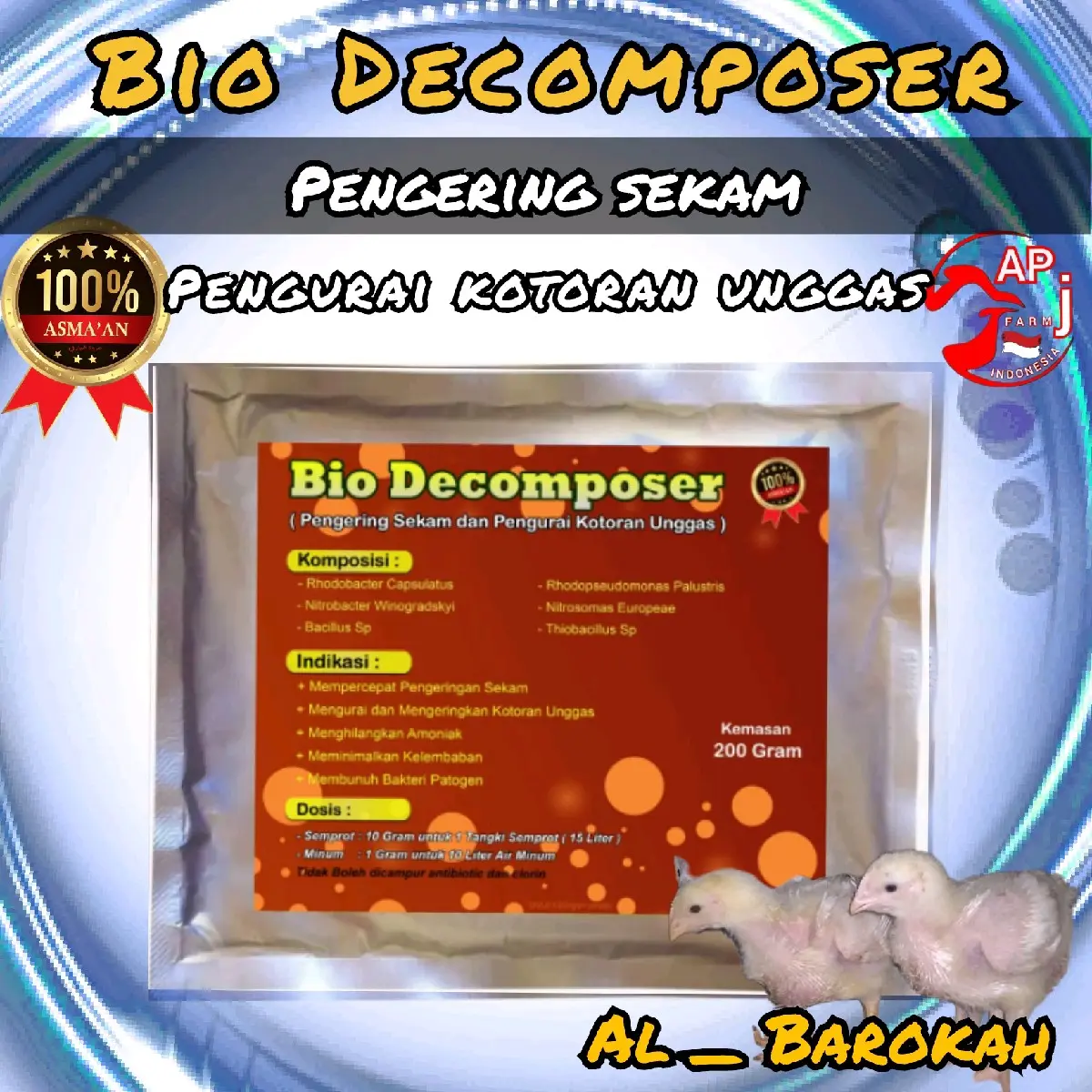 bio decomposer#pengering sekam#pengurai sekam#vitamin ayam#ayam broiler