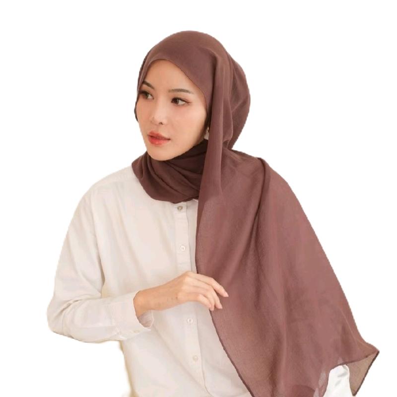 SYAL ARABIAN PASHMINA VOAL TRENDI 180X75//ARANIAN VOAL Muslim Wanita Syari Jilbab Dewasa Kerudung 3