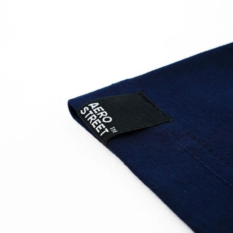 Aerostreet T Shirt Elio Navy Kaos T Shirt AAAAA 2