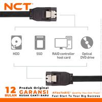 Gambar NCT Kabel Harddisk SATA 3 6 Gbps Hitam 39cm Flat dengan Klip Pengunci untuk SSD & HDD Garansi 12 Bulan - Black dari iTmallOnline Kota Semarang 2 Tokopedia