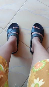 Product Review of SANDAL PRIA COWOK CASUAL BELI 1 GRATIS 1  PROMO Sendal Slop Kulit Pria Japit Slop Selop Jepit from m**a 2