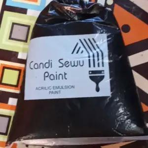 CAT TEMBOK 1 KG WARNA HITAM KWALITAS SUPER#CATINTERIOR#CATKILOANMURAH#CATKILOAN#CATTEMBOKMURAH