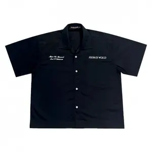 WORKSHIRT BOXY FIT - BLACK MILEA - REDFACE WORLD - KEMEJA KERJA - KEMEJA CASUAL - KEMEJA - UNISEX