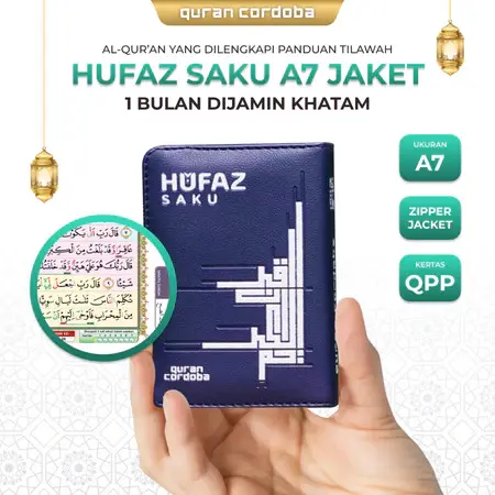 Al Quran Al-Hufaz Jaket Saku Ukuran A7