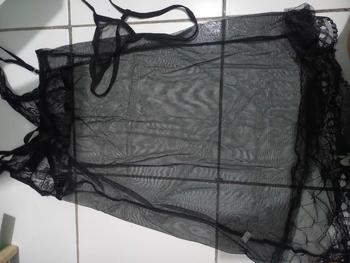 Product Review of Gaun Malam Wanita Renda Transparan DressLingerie Motif Bunga Fit Tidur 1177 from d**🌹 0
