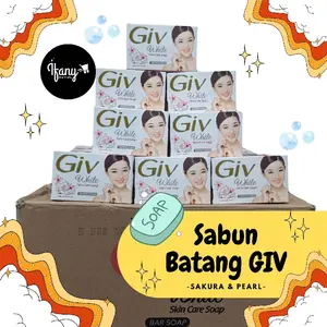 6PCS Sabun Batang GIV 72gr – Varian Sakura & Pearl | Ifanymart.ofc