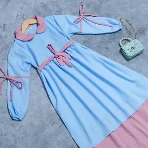 Gamis anak tanggung lesty dress maxy usia 12 tahun