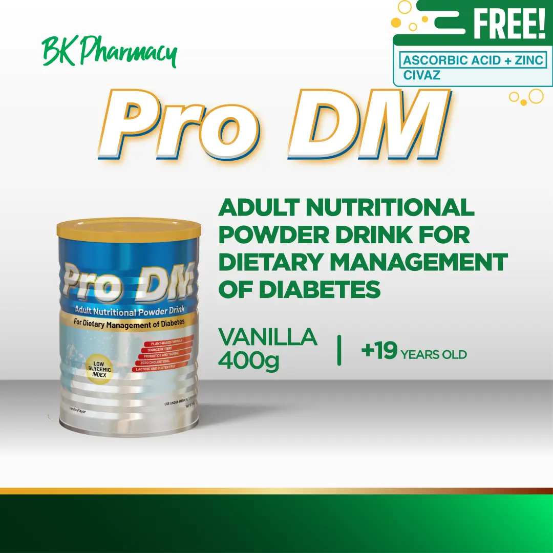 Pro DM 400g Adult Nutritional Powder Drink for Dietary Management of ...