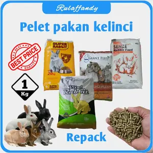 pakan kelinci repack giant, vital, super, senze