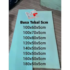 Busa Lembaran Serbaguna Density 23 Tebal 5cm Busa Lesehan Alas Kursi Jati Alas sofa Busa Serbaguna