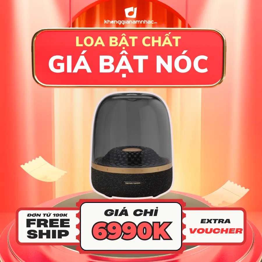 Loa Bluetooth Để Bàn Harman/Kardon Aura Studio 4- Nghe Nhạc, Củ Loa, Bass căng, Công suất lớn