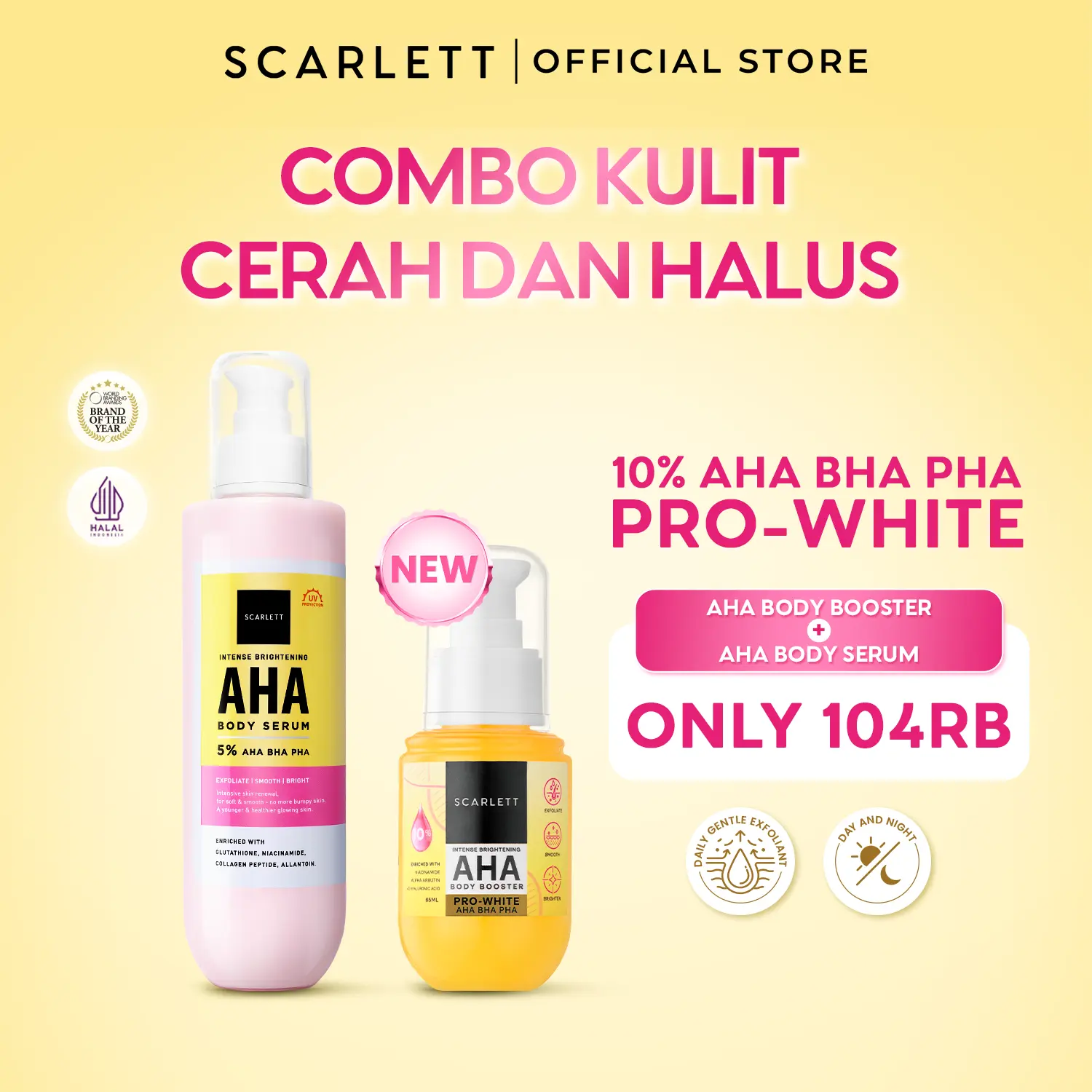 Bundling AHA Body Serum & AHA Body Booster