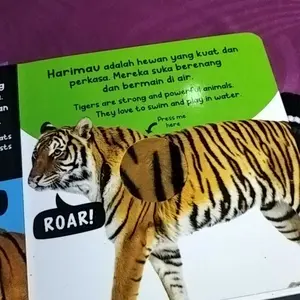 My Noisy Touch and Feel Soundbook HEWAN (ada tekstur sensorik & suara hewan) - buku sensorik bayi - buku bersuara - buku tummy time bayi - buku bayi