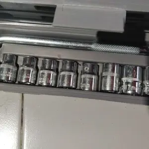 Tool Kit 10 In 1 Set Kunci Sock Pas SHOCK Sok kenmaster Sok Obeng Alat Bengkel Set NEW