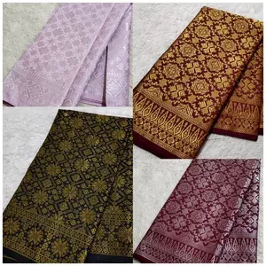 NYL MODE - Kain Songket Meteran Kain Songket Premium Motif Elegan Cocok Buat Seragaman Bahan Songket Halus Dan Mudah Di Bentuk