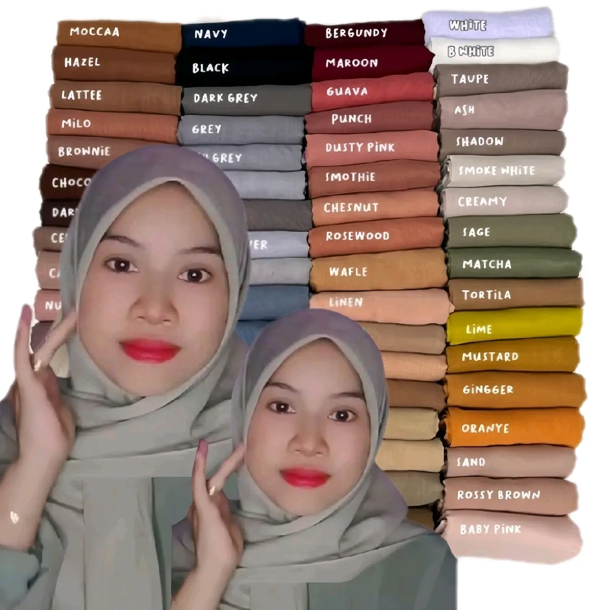 Jilbab Hijab Kerudung segi empat Hijab segi empat Kerudung Paris jadul Jilbab paris jadul Hijab paris jadul   Square Katun Lembut Segiempat Polos