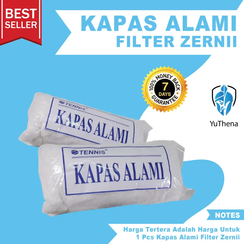 YuThena - Kapas Alami Filter Saringan Air Zerni Zernii