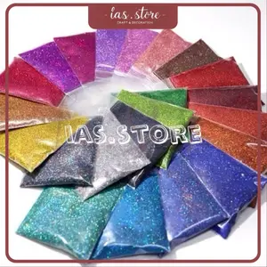 ￼10 gram glitter bubuk / bahan kerajinan / serbuk glitter murah