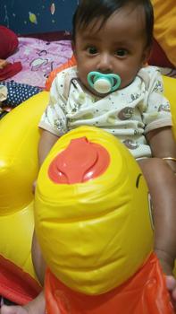 Product Review of Kursi Bayi Sofa Makan Bayi Belajar Duduk Balon Baby Chair Model Tiup Bebek tempat Duduk Bayi Kursi Balon Bayi from N**a F**r 3