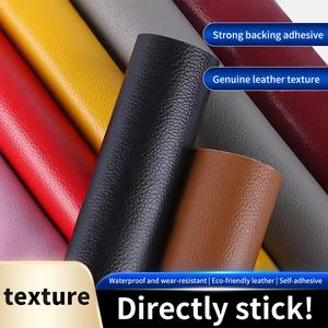 Self-Adhesive Leather, car seat repair adhesive paper, sofarepair, seat repair, universal stickers50*68  50*137  50*200 leather  table  sticker
