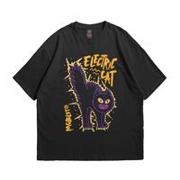 Gambar MEGABLAST - ELECTRIC CAT KAOS OVERSIZE COTTON 24S UNISEX OVERSIZED T SHIRT - M dari megablast Kota Bekasi 1 Tokopedia