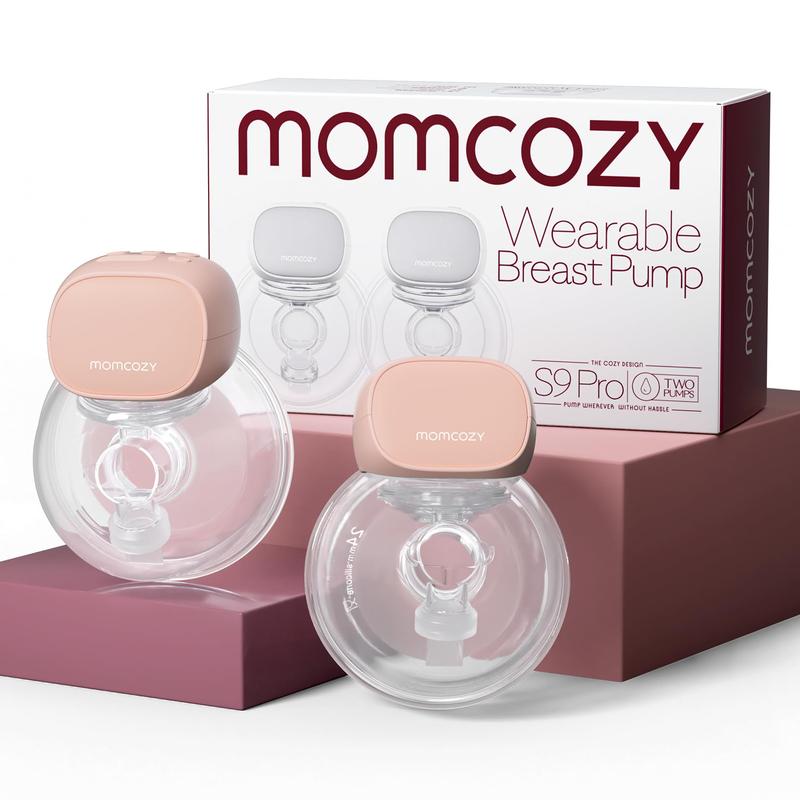Momcozy S9 Pro Máy Hút Sữa Có Thể Đeo Được 2 Chế Độ Và 9 Cấp Độ, Silicon Thoải Mái Không Chứa BPA Pin Có Thể Sạc Lại 1600mAh Sử Dụng Lâu Dài