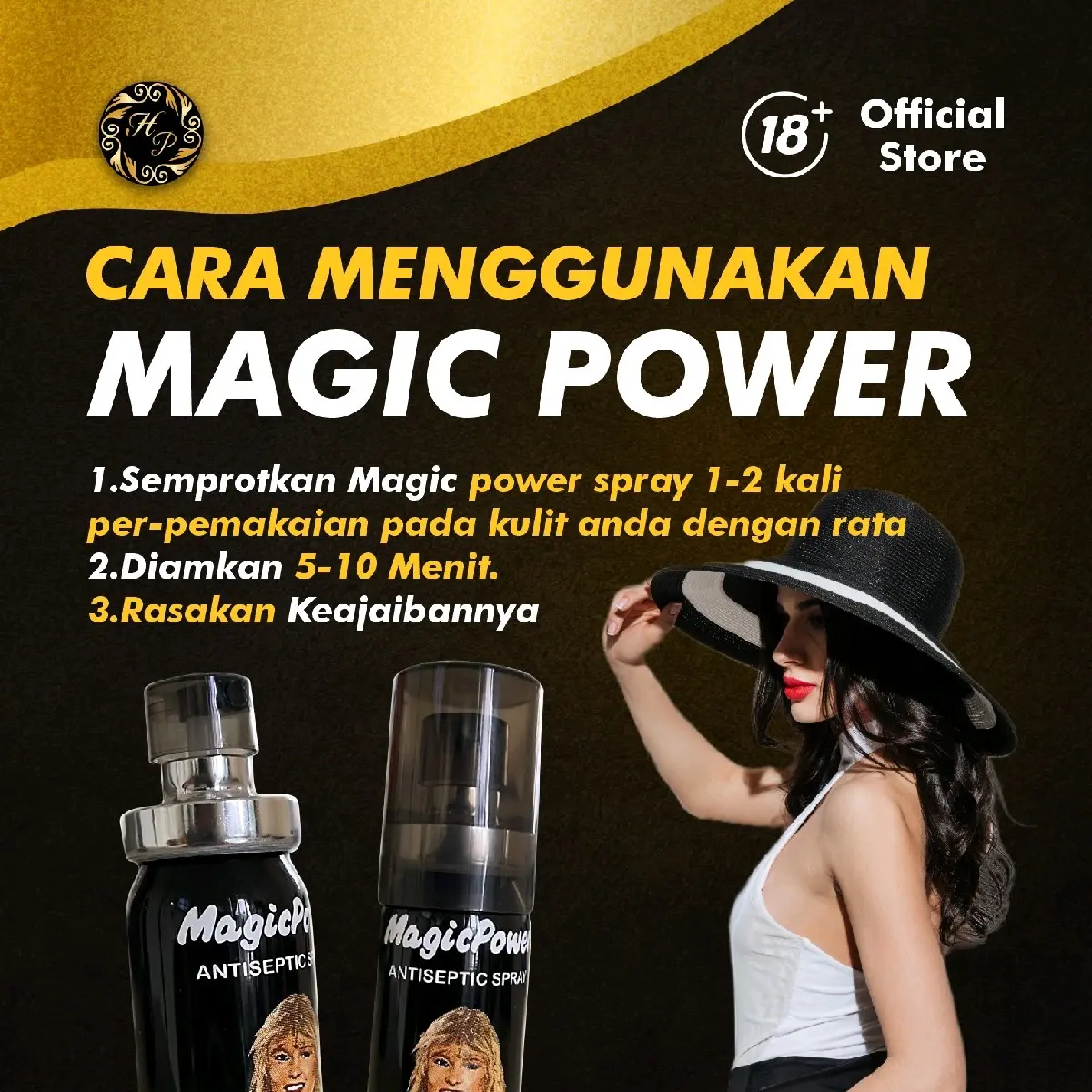 MAGIC.POWER ANTISEPTIK SPRAY DAN TISSU