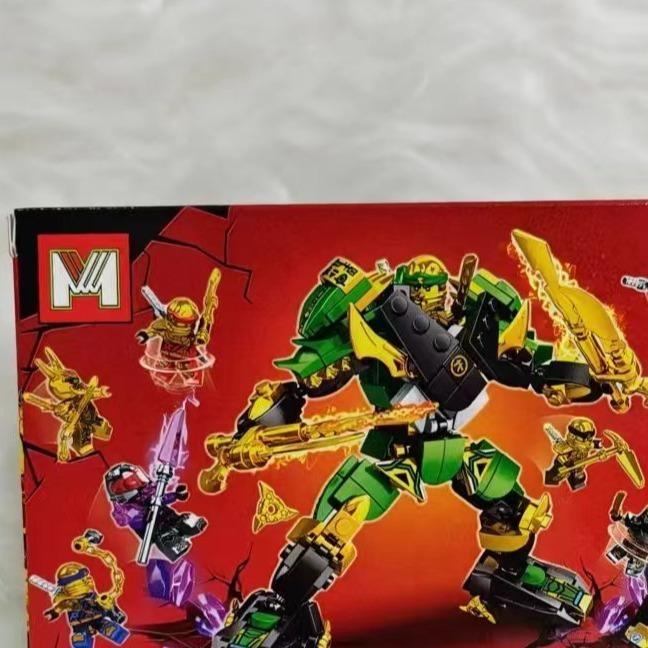 Bricks  Block Ninja Satu Set 8 in 1 master of spinjitzu dragon robot anak mainan toys 3
