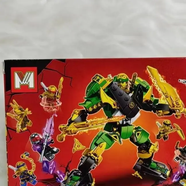Bricks  Block Ninja Satu Set 8 in 1 master of spinjitzu dragon robot anak mainan toys 3
