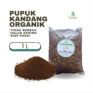 KOHE Kambing Halus Siap Pakai Tanpa Bau Efektif untuk Tanaman dan Kebun Pupuk Kandang KOHE Kambing Fermentasi Halus Kering Berat 1Kg