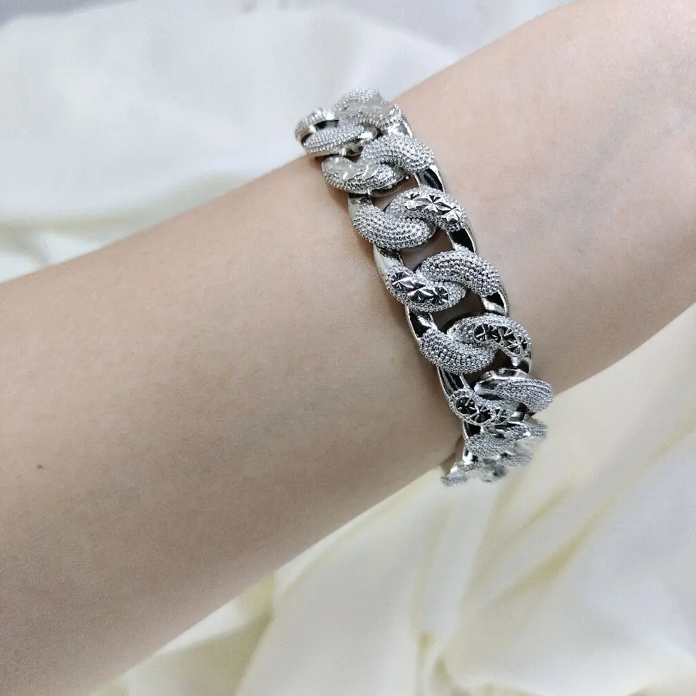 rantai ukir pasir 1,5cm silver