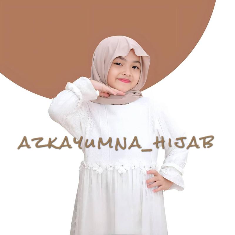 Pashmina Instan Oval Kaos Rayon Anak - Ukuran 150cm x 60cm - Nyaman dan Adem - Kerudung, Cantik, Muslim Jilbab 2